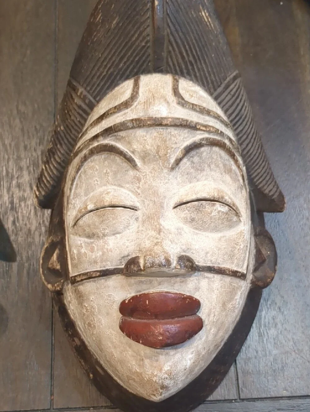 Exquisite Hand Carved African Puna Masks -2 Mask Lot